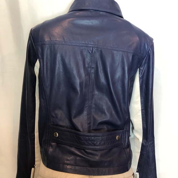 Vintage Cache Moto Leather Jacket - Picture 7 of 10